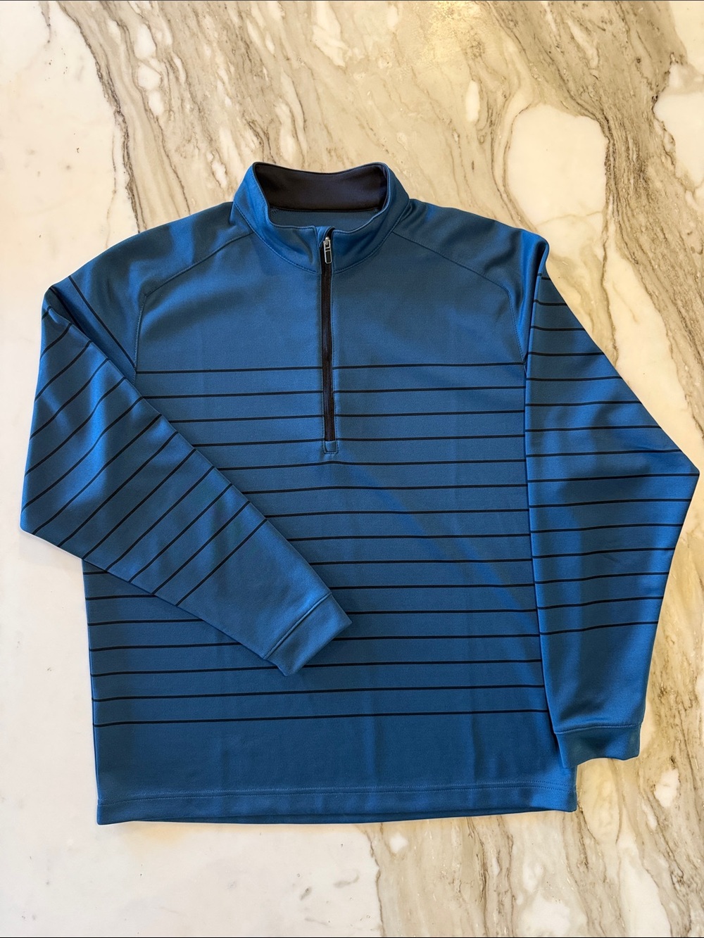 Men’s Pebble Beach Performance Quarter-Zip Long-Sleeved Golf Pullover - Medium